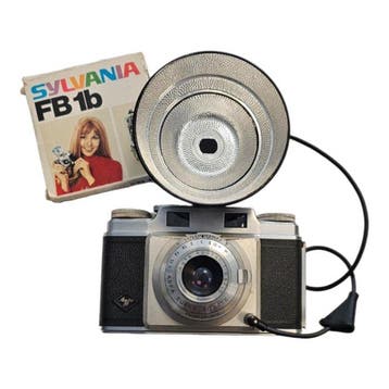 Agfa Super Silette avec flash Sylvania FB1b | Analoge camera, Nieuw