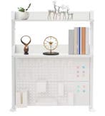 3-laags Bureau Organizer – Pegboard Klemrek met Planken 95 c, Verzenden, Nieuw