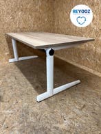 ReYooz 500 bureau - 160x80cm - slinger - wit onderstel, Nieuw in verpakking