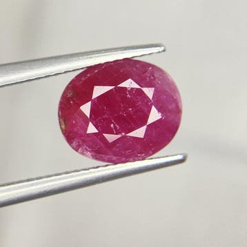 Zonder minimumprijs - 1 pcs Rood Robijn - 5.75 ct -, Nieuw