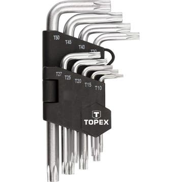 Torx sleutel set - T-Serie - 9 delig, Ophalen of Verzenden, Nieuw