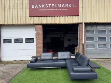 Hoekbank Rolf Benz  leer design bankstel modern sofa, Hoekbank, Desin, Vierpersoons of meer, Leer