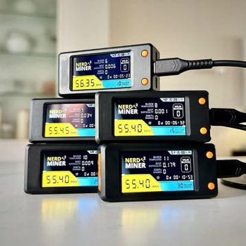 Bitcoin Nerd Lucky Miner v2.0 - T Display S3 - LCD Display, Telecommunicatie, Verzenden, Nieuw