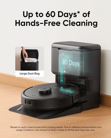 eufy Clean L60 Hybrid SES Robotstofzuiger met dweilfunctie -, Witgoed en Apparatuur, Stofzuigers, Verzenden, Zo goed als nieuw