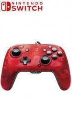 PDP Nintendo Switch Pro Controller Face off deluxe+ Red Camo, Spelcomputers en Games, Spelcomputers | Nintendo Switch, Ophalen of Verzenden