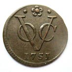 Nederlands-Indië. 1/2 VOC Duit 1751 Holland - Kwaliteit