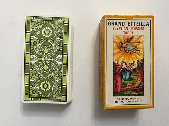 Tarotkaarten - Grand Etteilla ou Tarot Egyptiens-Grimaud, Antiek en Kunst, Antiek | Boeken en Bijbels