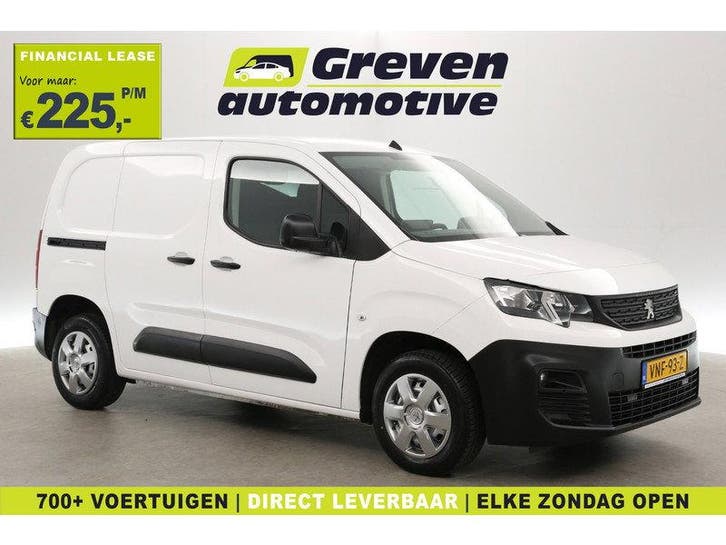 Peugeot Partner 1.2 PureTech 111PK | Benzine | Airco |, Auto's, Bestelauto's, Handgeschakeld, Benzine, Wit, Peugeot