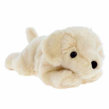 Labrador puppy knuffel - pluche - beige - 30 cm, Verzenden, Nieuw
