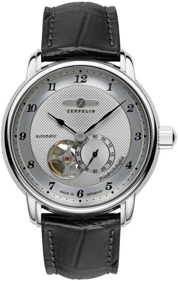 Zeppelin 8566-4 Friedrichshafen automatisch horloge, Overige merken, Staal, Verzenden, Polshorloge