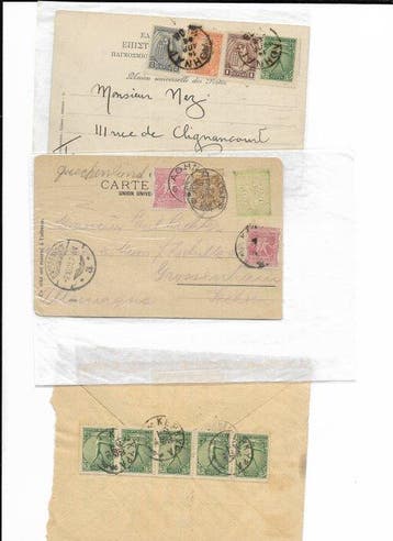 Griekenland 1896/1906 - 1896 en 1906 OLYMPICS TWEE KAARTEN -, Gestempeld