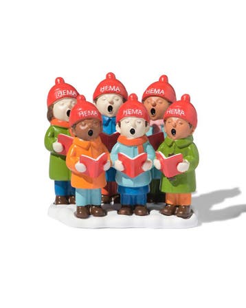 HEMA Koor op podium voor kerstdorp, Verzenden, Nieuw