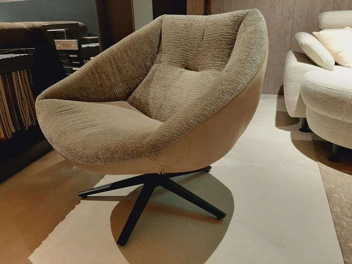 Fauteuil Rondo - groen **SHOWROOMMODEL**, Huis en Inrichting, Fauteuils, Nieuw