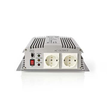 Nedis Omvormer 24 V naar 220 V 1700 Watt Piek 3000 Watt, Ophalen of Verzenden, Nieuw