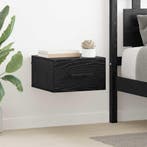 vidaXL Nachtkastje Zwart eiken 35 x 35 x 20 cm Bewerkt hout, Huis en Inrichting, Kasten | Overige, Verzenden, Nieuw