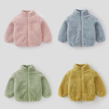 Zachte Pluche Kinderjas - Warm & Stijlvol voor Herfst/Winter, Verzenden, Nieuw