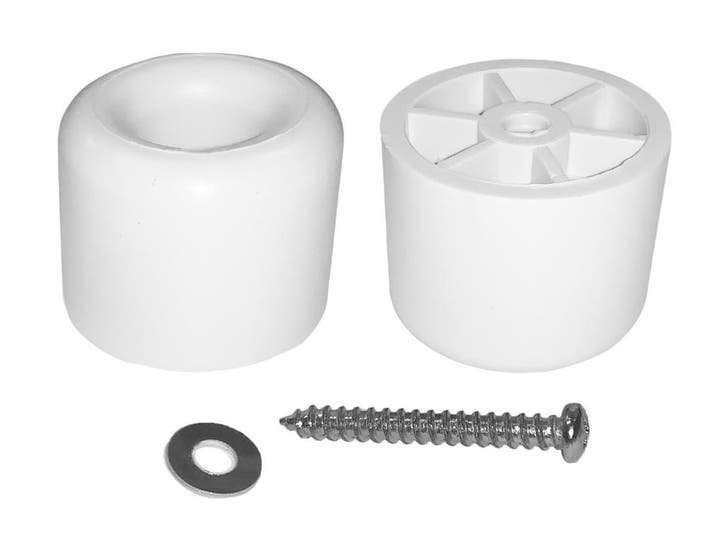 Set van 10 deurstoppers (40 mm, wandmontage, wit), Huis en Inrichting, Woonaccessoires | Overige, Nieuw, Ophalen of Verzenden