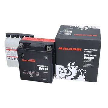 Accu YTX7L-BS 12v-6Ah (incl. zuurpakket) - Malossi, Ophalen of Verzenden, Nieuw