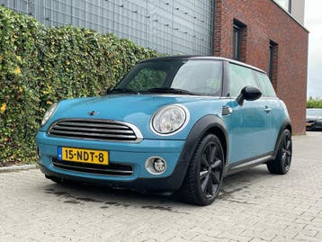 Mini 1.6 16V Cooper 2010 Blauw, Stof, Gebruikt, Zwart, Blauw