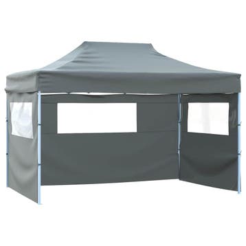 vidaXL Partytent 291 x 431 x 315 cm Antraciet Oxford Stof, Tuin en Terras, Partytenten, Verzenden, Nieuw, Partytent