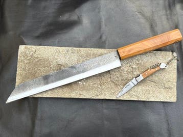 Hekito - Keukenmes - Santoku - Exclusieve vintage