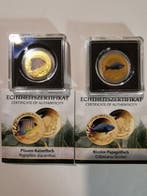 Tsjaad. 3000 Francs CFA 2x 1/1000 oz (Zonder minimumprijs), Postzegels en Munten