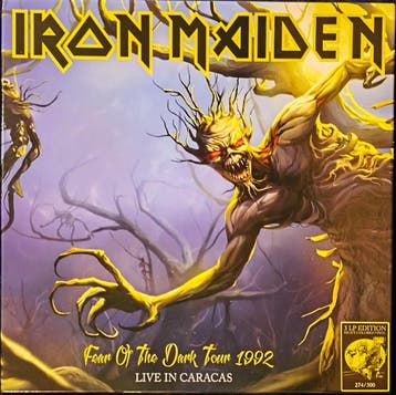 lp box - Iron Maiden (COLORED VINYL) - Fear Of The Dark T..., Verzenden, Zo goed als nieuw, Overige formaten