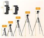 Camera Statief 152cm met Afstandsbediening – Tripod, Verzenden, Nieuw