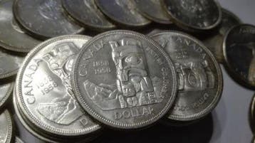 Canadese zilveren 1 dollar (1958-1967), Verzenden, Munten