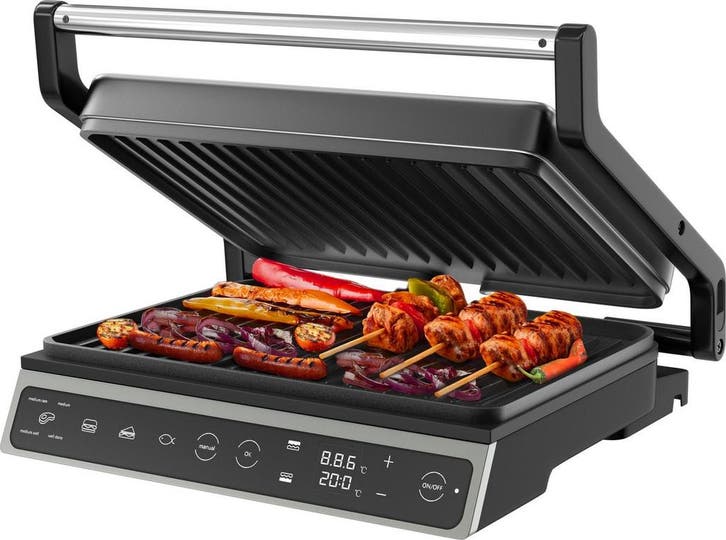 Contactgrill - Tosti apparaat - Tosti ijzer - Grill apparaat, Witgoed en Apparatuur, Contactgrills, Zo goed als nieuw, Verzenden