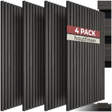 Akoestische panelen Sonic Wall II houtlook - zwarte eik, Verzenden, Nieuw