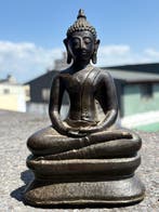 Shakyamuni Boeddha zittend in meditatie (dhyana-mudra), -, Antiek en Kunst