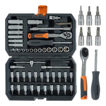 Bigstren Professionele 56-delige 1/4 doppenset met CrV ge..., Ophalen of Verzenden, Nieuw