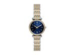 FOSSIL CARLIE - Dames Horloge 28 mm - Tweekleurige, Kleding | Dames, Verzenden, Zo goed als nieuw