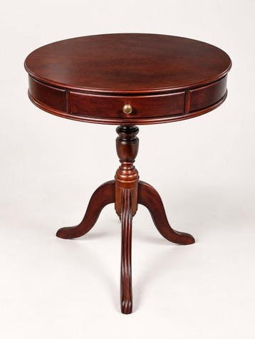 Gueridon - Mahonie - Messing Victoriaanse stijl