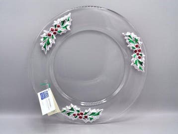 PG-MIANI Argenteria - Dienblad - .925 zilver, glas met, Antiek en Kunst