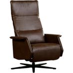 Leren relaxfauteuil Mojo - Granada Chocolate (bruin) -, Nieuw, Ophalen of Verzenden, 50 tot 75 cm, Industrieel, Modern