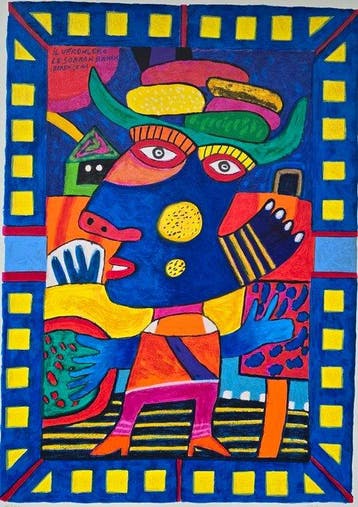 Clemens Briels (1946) - Le Sobran Bananna, Antiek en Kunst