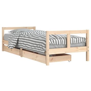Massief grenen kinderbed 80x200 - 30% voordeel retour, Kinderen en Baby's, 70 tot 85 cm, Ophalen of Verzenden, Zo goed als nieuw
