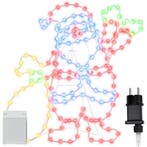 Decoratieve verlichting kerstman led multikleur | retourd..., Diversen, Kerst, Ophalen of Verzenden, Nieuw