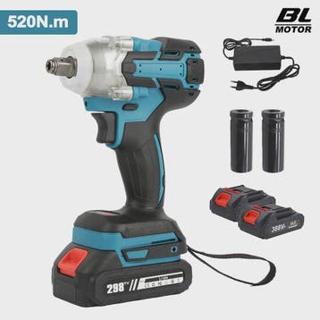 Krachtige 18V Brushless Accu Slagschroevendraaier & Boormach, Verzenden, Nieuw