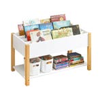 2dekans | SoBuy Kinderboekenkast - 2 Laags - 85 x 42 x 45 cm, Huis en Inrichting, Woonaccessoires | Wandplanken en Boekenplanken