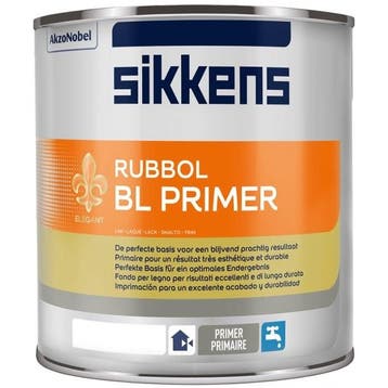Sikkens Rubol BL Primer - Alleen lichte kleuren - 1 liter, Doe-het-zelf en Verbouw, Verf, Beits en Lak, Overige kleuren, Nieuw