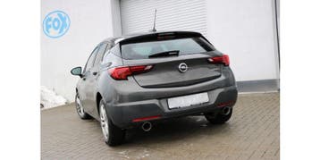 FOX Opel Astra K hatchback einddemper dwars uitgang rechts/l, Verzenden, Nieuw