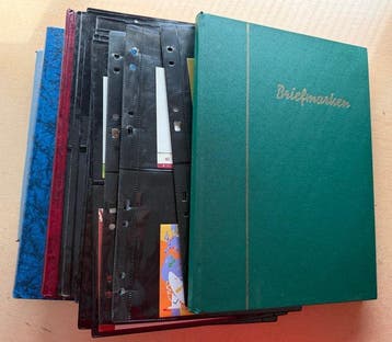 Wereld 1868/2000 - Partij in 4 Stockboeken en op losse, Gestempeld