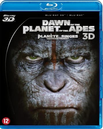 Dawn of the Planet of the Apes 3D (3D & 2D Blu-ray) (Blu-..., Cd's en Dvd's, Blu-ray, Verzenden, Gebruikt