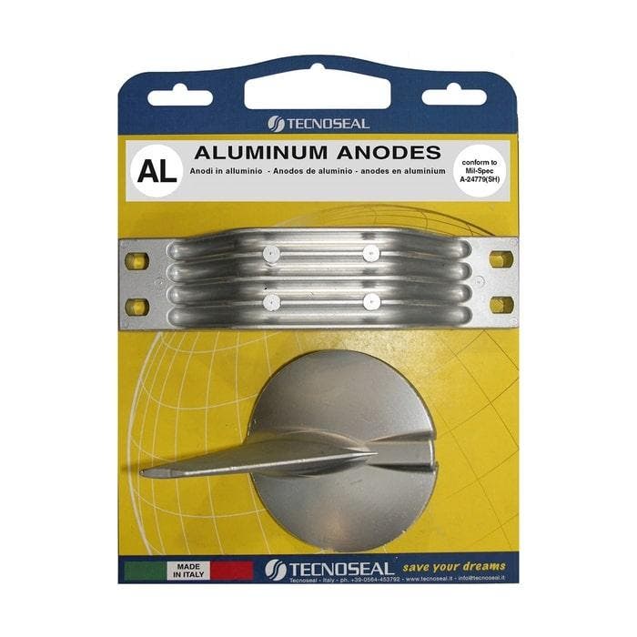 Tecnoseal Aluminium Anode Kit voor Yamaha Buitenboordmotor 2, Watersport en Boten, Buiten- en Binnenboordmotoren, Nieuw, Ophalen of Verzenden