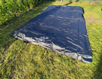 Rechthoekige Trampoline Afdekhoes Flat To The Ground 244 x, Kinderen en Baby's, Speelgoed | Buiten | Trampolines, Ophalen of Verzenden