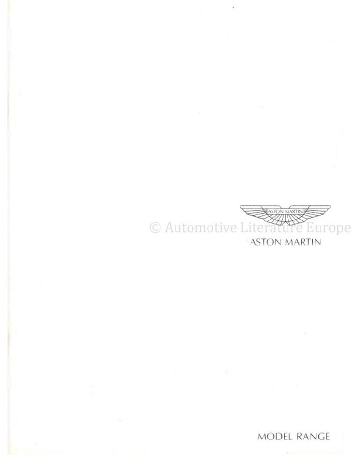 2011 ASTON MARTIN PROGRAMMA BROCHURE ENGELS, Boeken, Auto's | Folders en Tijdschriften
