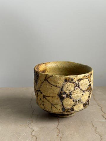 Yoji Miyake (1950-2012) - Beker - Druif en blad zilveren
